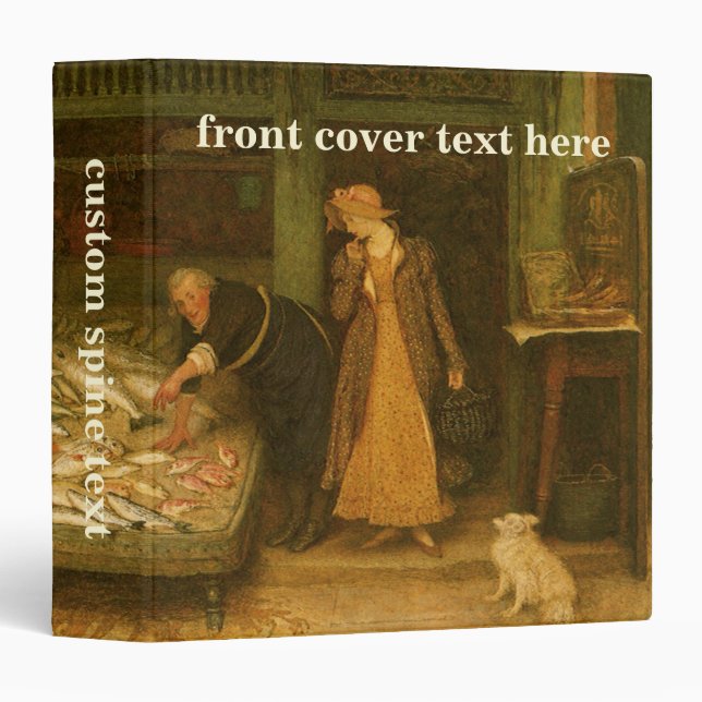 A Fishmonger's Shop by Frederick Walker Binder (Front/Spine)