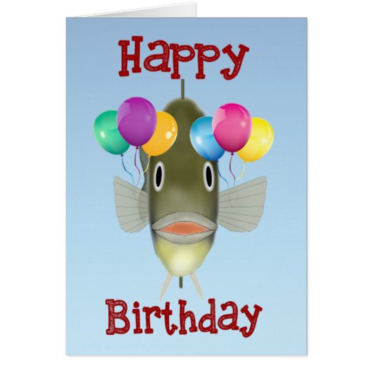 A Fishy Birthday Card (Front)