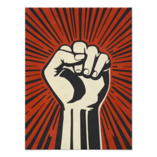 A Fist Raised for Power and Change Photo Print