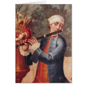 A Flautist, detail from a screen (Front)