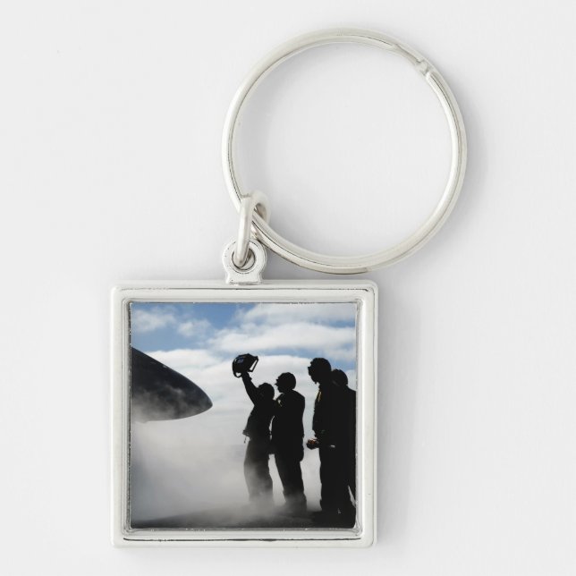 A flight deck crew member keychain (Front)