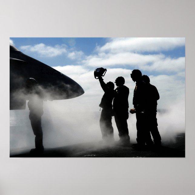 A flight deck crew member poster (Front)