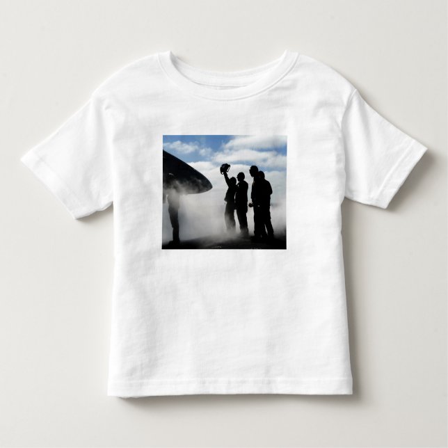 A flight deck crew member toddler t-shirt (Front)