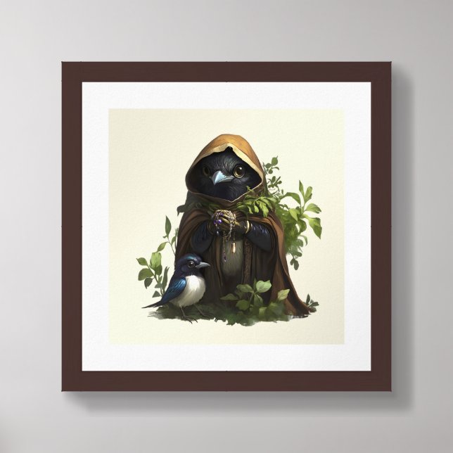 A Flighty Thief – Woodlanders Art Print (Framed Front)