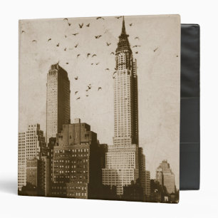 A flock of birds flying binder
