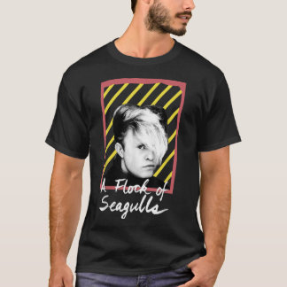 A Flock Of Seagulls - 80s Stripes T-Shirt