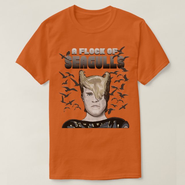 A Flock of Seagulls T-Shirt (Design Front)