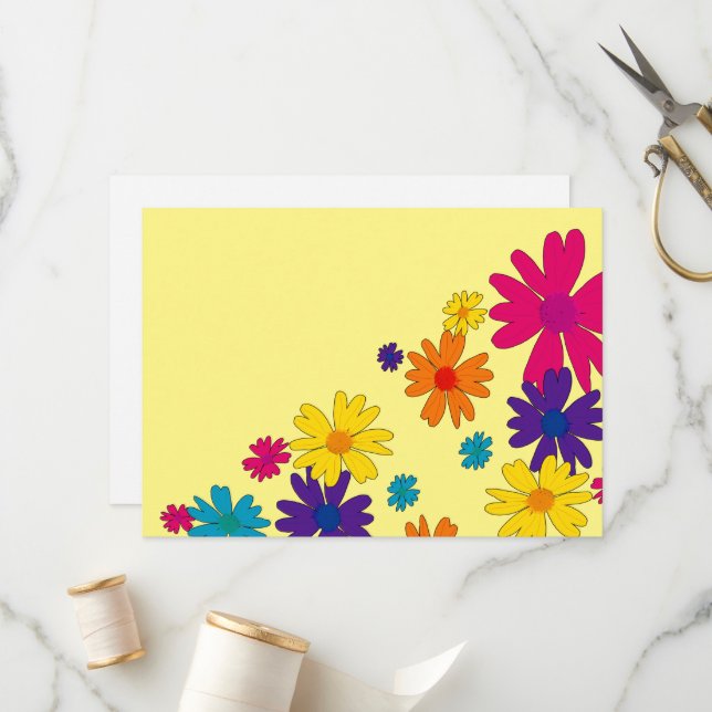 A floral bed of daisy flowers  program (Front/Back In Situ)