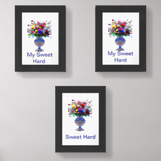 A floral design typically features a variety 🥰 wall art sets
