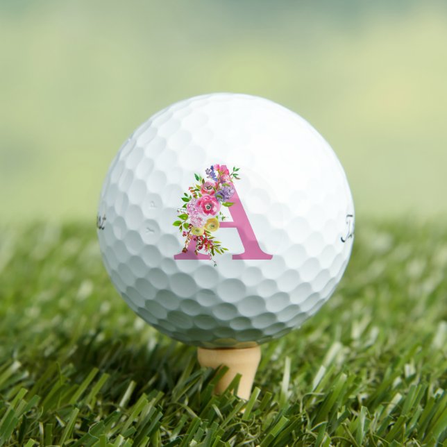 A Floral Golf Balls (Insitu Tee)