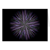 a floral mandala card for centering (Front Horizontal)