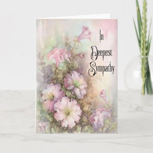 A Floral Sympathy Card