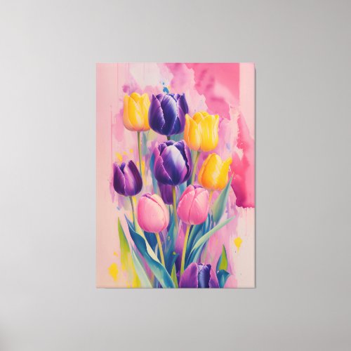 A Floral Symphony for Your Walls Canvas Print