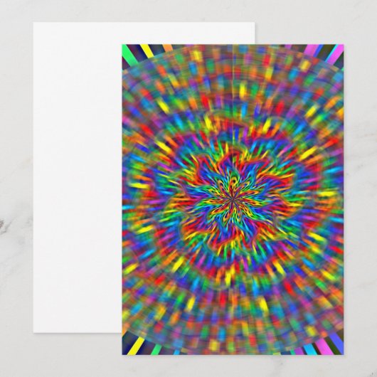 A Floral Tie Dye (Front/Back)