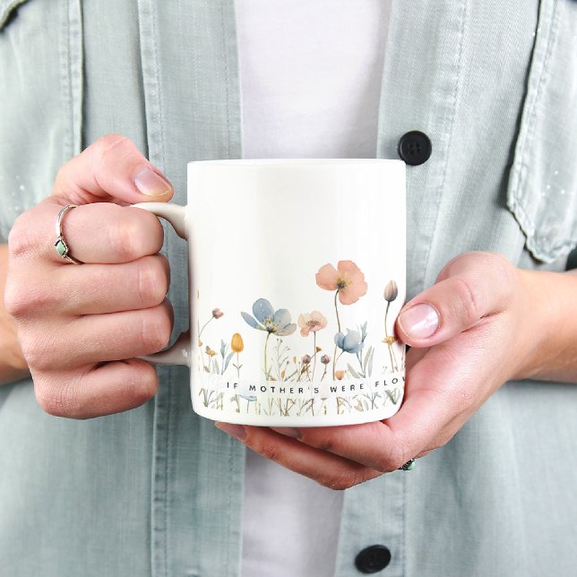 A Floral Touch to Coffee Mornings: Mom Gift Coffee Mug (Creator Uploaded)