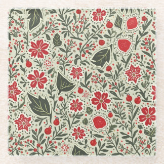 a flower and leaf-shaped coaster that gives small