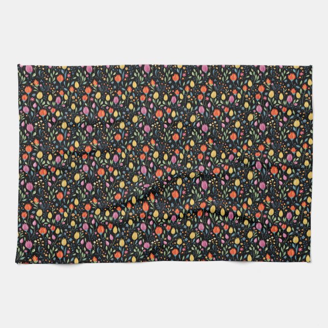 A Flower Blossoms For Its Own Joy Kitchen Towel (Horizontal)