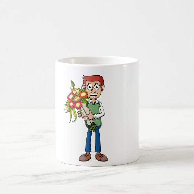 A flower for a birthday, party, ... coffee mug (Center)