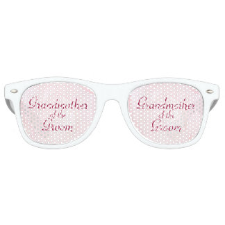 A Flower For My Love GRANDMOTHER OF THE GROOM Retro Sunglasses