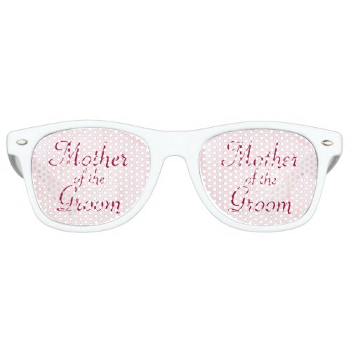 A Flower For My Love MOTHER OF THE GROOM Retro Sunglasses