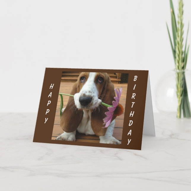 **A FLOWER FOR YOU** ON YOUR *BIRTHDAY* CARD (Front)