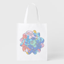 A flower made of paint stains