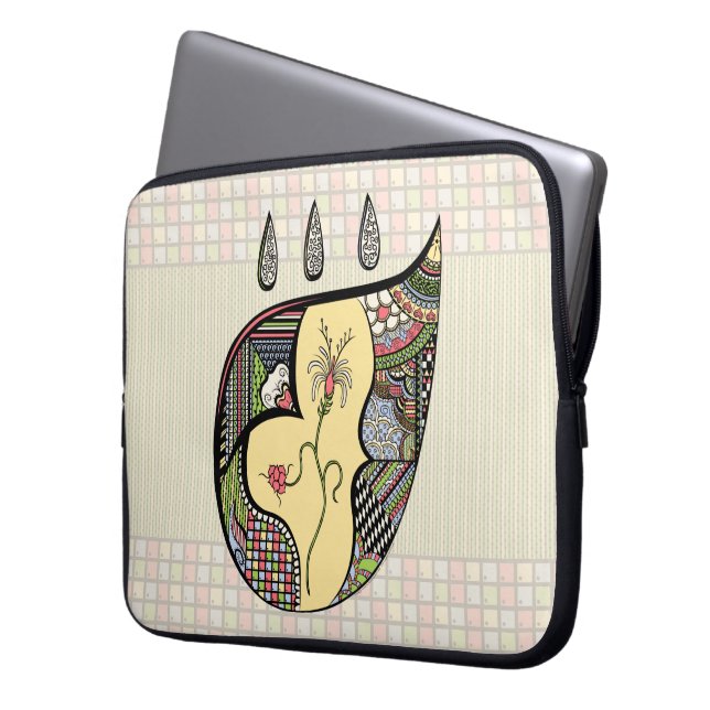 A Flower Within Laptop Sleeve (Front Left)