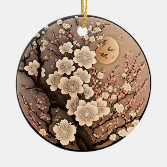 A Flowery Christmas Ornament (Front)