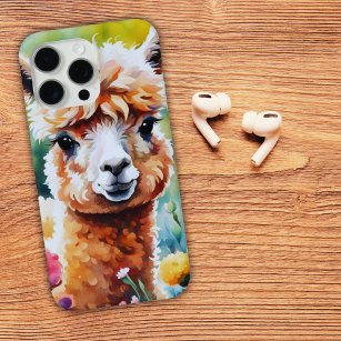 A Fluffy Baby Alpaca iPhone 15 Pro Max Case