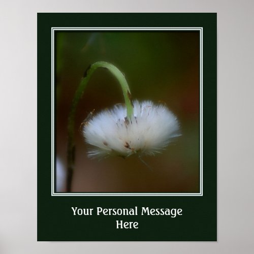 A Fluffy Flower Create Your Own Personalized Poster