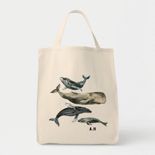 A Flurry of Whales  Tote Bag