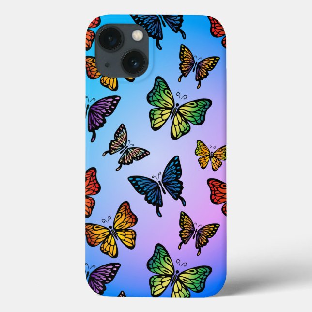 A Flutter of Butterflies Case-Mate iPhone Case (Back)
