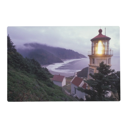 A Foggy Day On The Oregon Coast At The Heceta Placemat