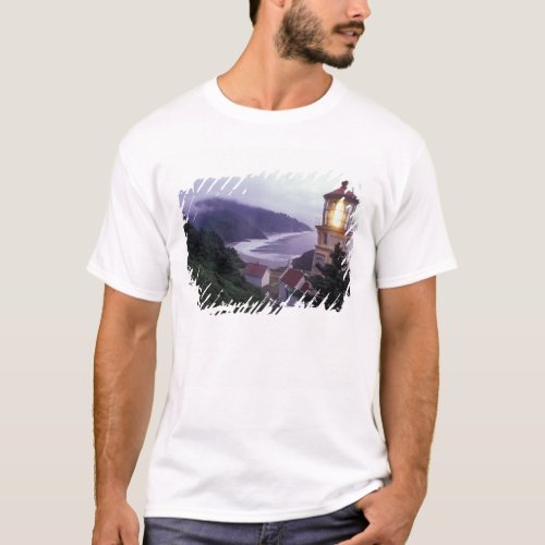 A foggy day on the Oregon coast at the Heceta T_Shirt