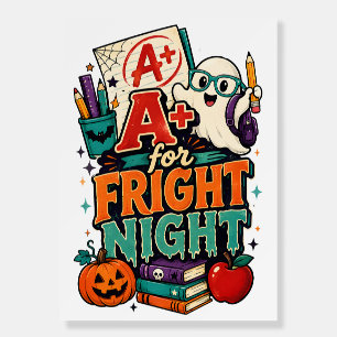 A+ for Fright Night – Spooky School Halloween Foam Board