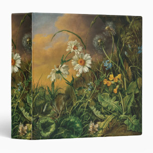 A Forest Floor with Daisies, Primroses, ... 3 Ring Binder