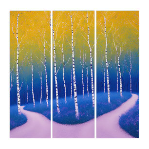 A Fork in Time – A Woodland Landscape Triptych