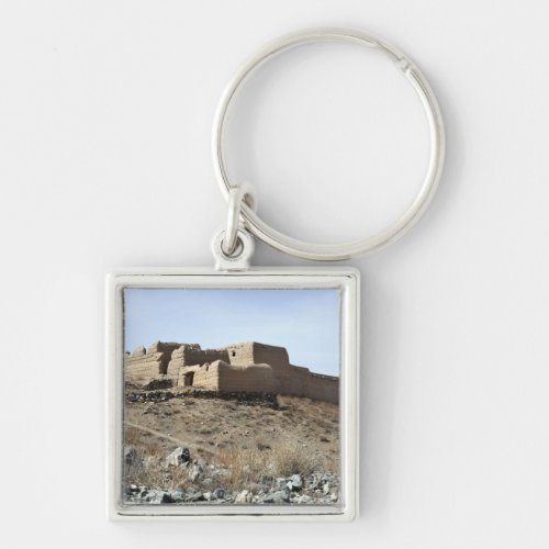 A fortified compound in the village of Akbar Kh Keychain