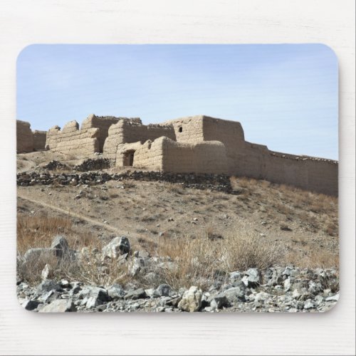A fortified compound in the village of Akbar Kh Mouse Pad