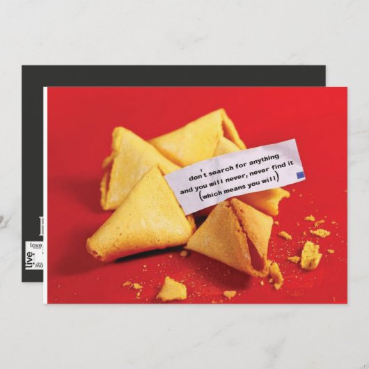 a fortune | mini-print (Front/Back)