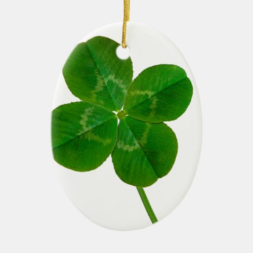 A Four Leaf Clover Ceramic Ornament