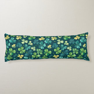 A four-leaf clover that gives you good luck body pillow