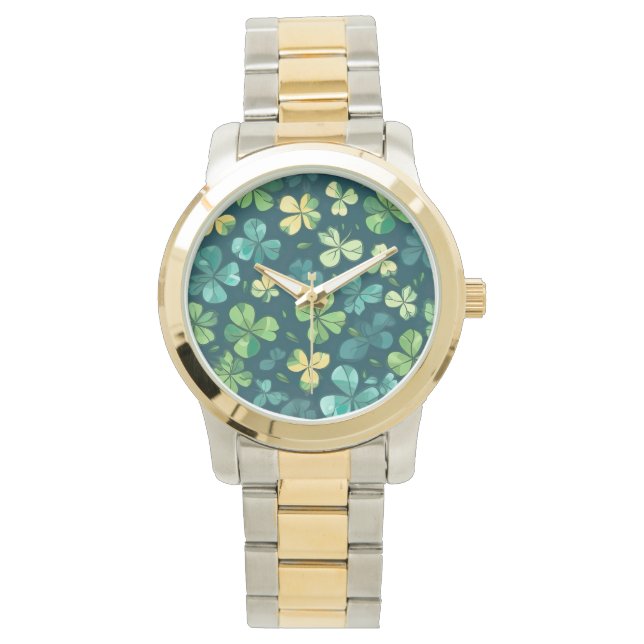 a four-leaf clover watch (Front)