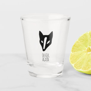 A fox-shot glass, humor shot glass