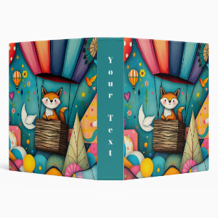 A Fox's Flying Fantasy 3 Ring Binder