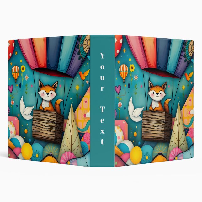 A Fox's Flying Fantasy 3 Ring Binder (Background)
