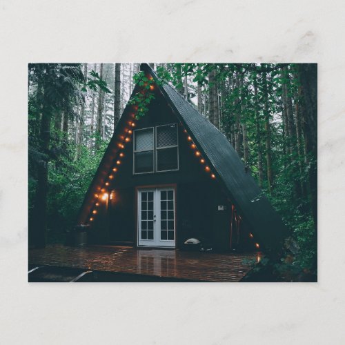 A FRAME CABIN IN THE WOODS POSTCARDS