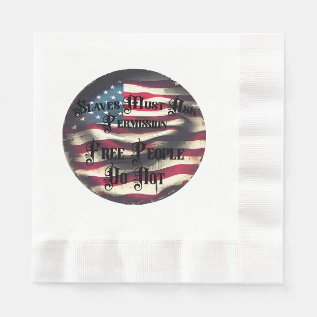 A Free People Napkins (Front)