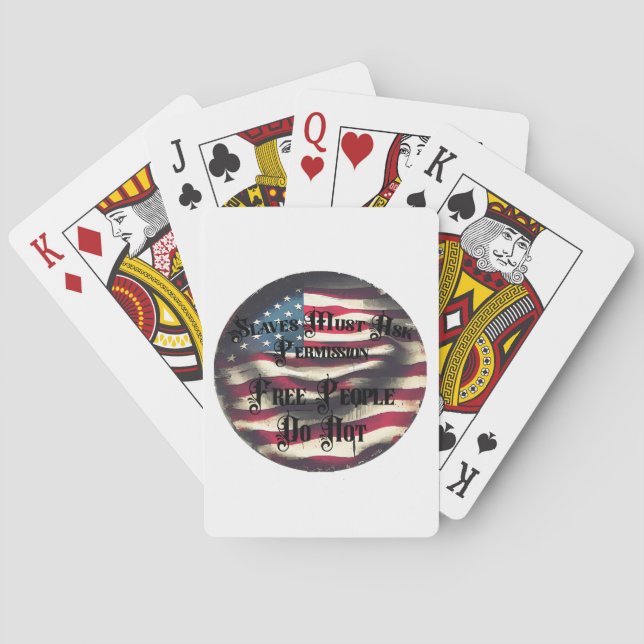 A Free People Poker Cards (Back)