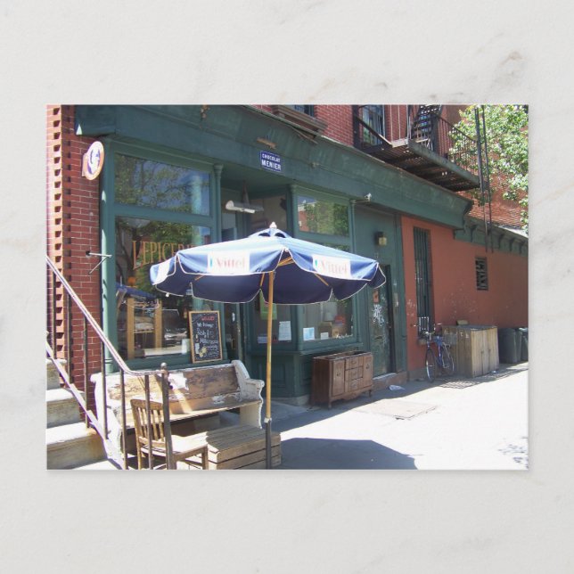 A french bread shop in Brooklyn Postcard (Front)